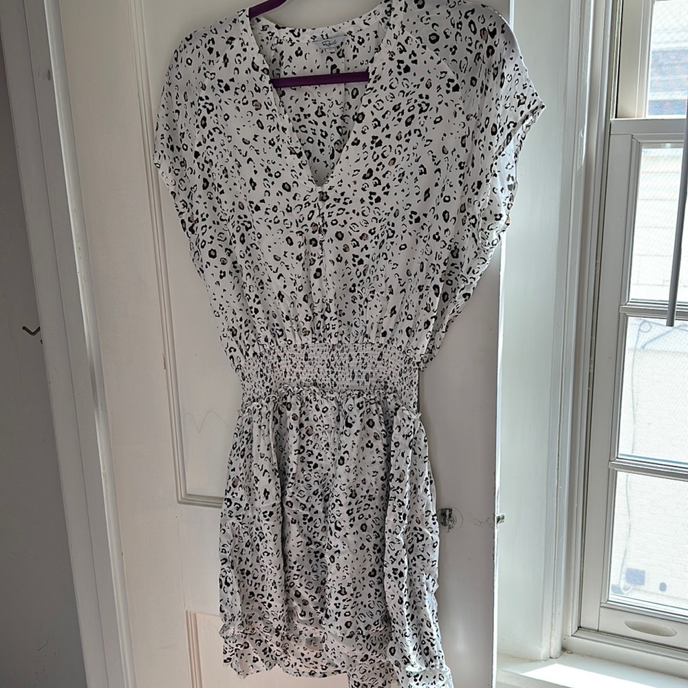 Rails Carla Dress - White Leopard